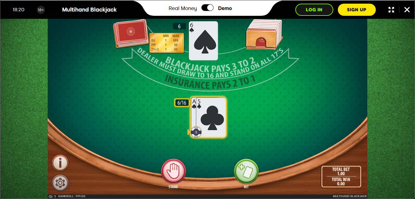 blackjack online
